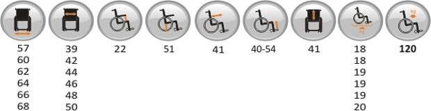 Кресло-коляска механическая с приводом от обода колеса(для людей с одной действующей рукой) 708D НЕМ2