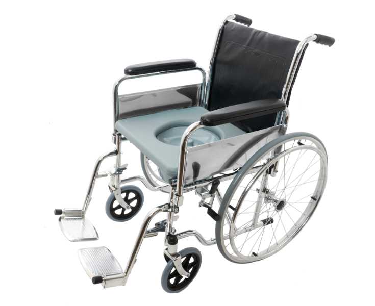 Кресло-каталка СИМС Barry W5 (46 см) с санитарным устройством