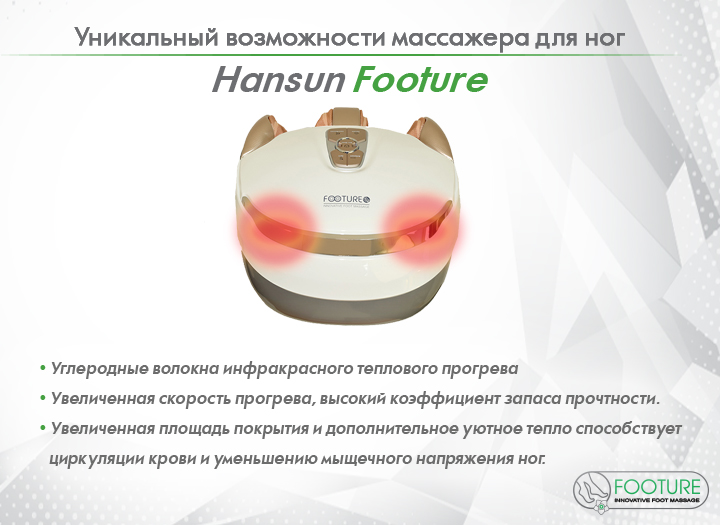 Массажер для ног HANSUN FOOTURE FC8901 WHITE GOLD