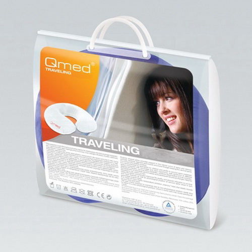 Подушка ортопедическая под голову Qmed TRAVELING